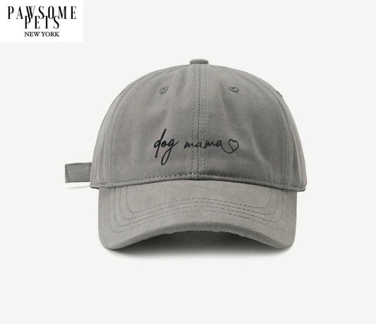 DOG MOM HAT - GREY-0