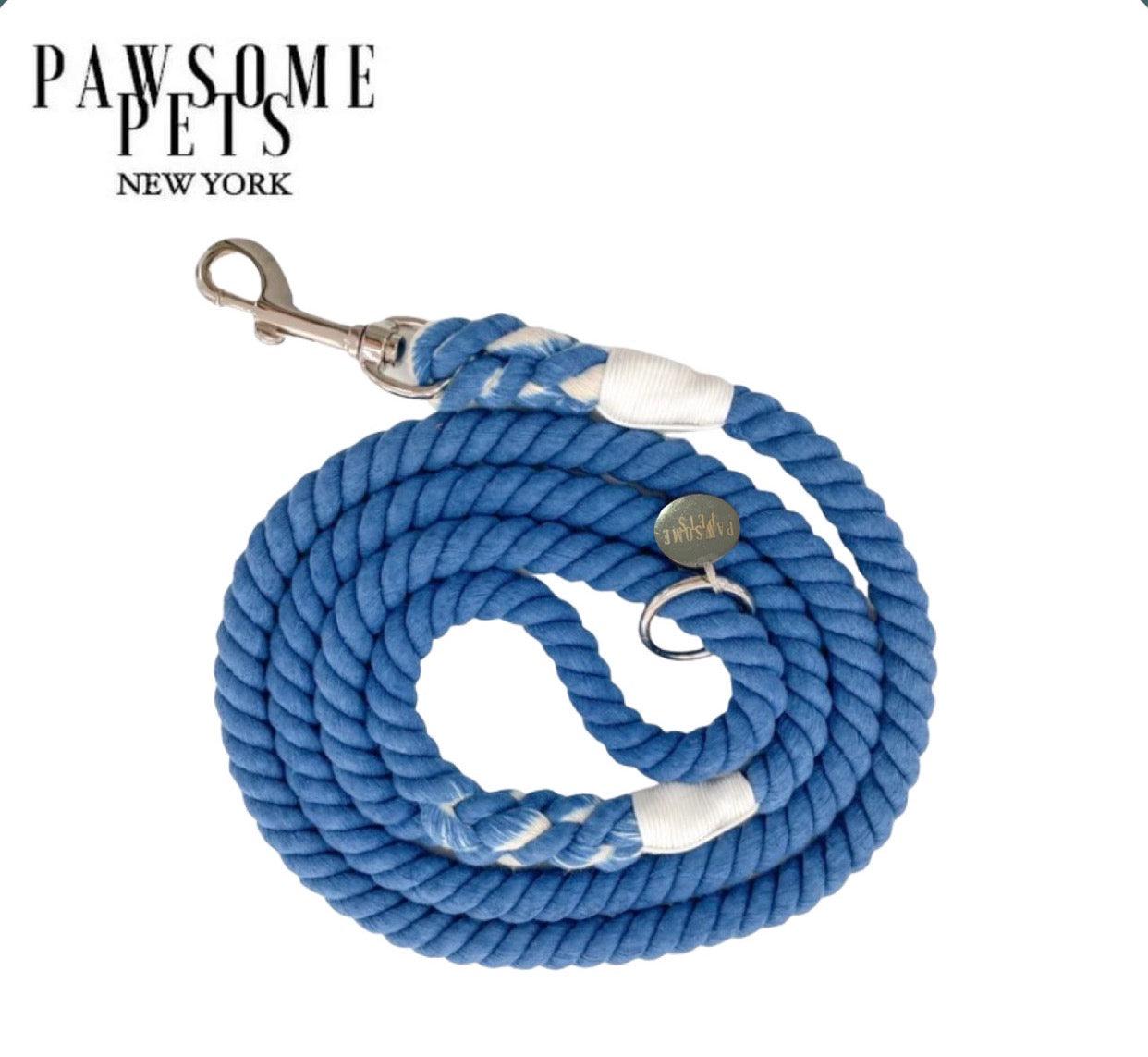 ROPE LEASH - PEACOCK BLUE-0