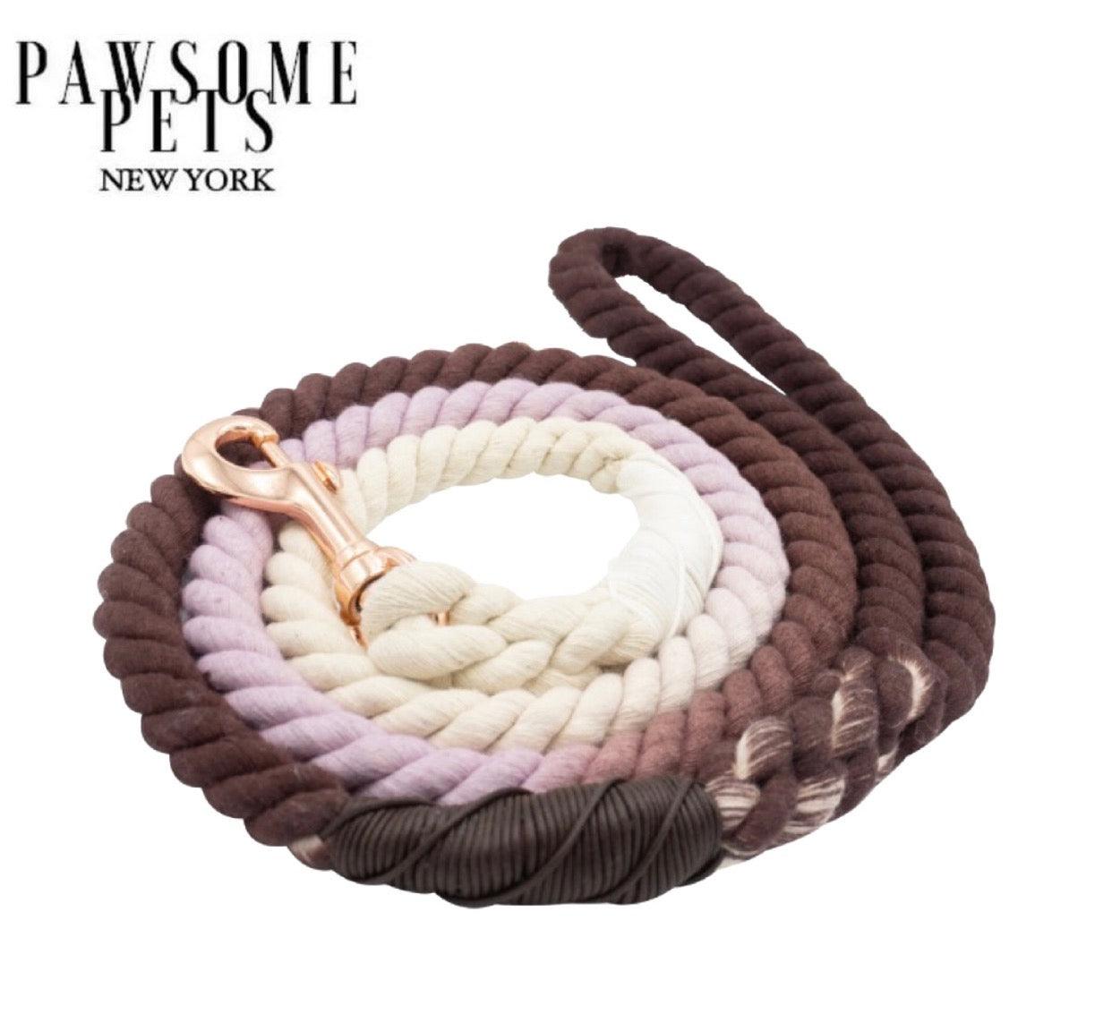 ROPE LEASH - CHOCOLATE LOVE-0