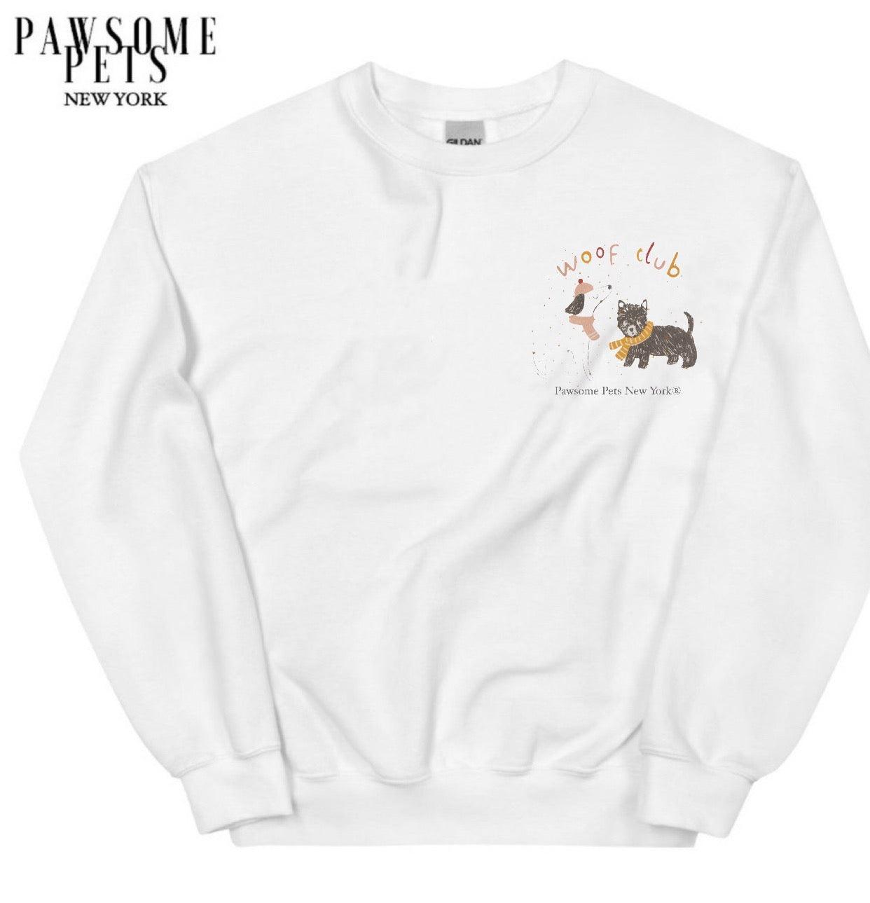 SWEATSHIRT - WOOF CLUB(UPPER RIGHT)-0