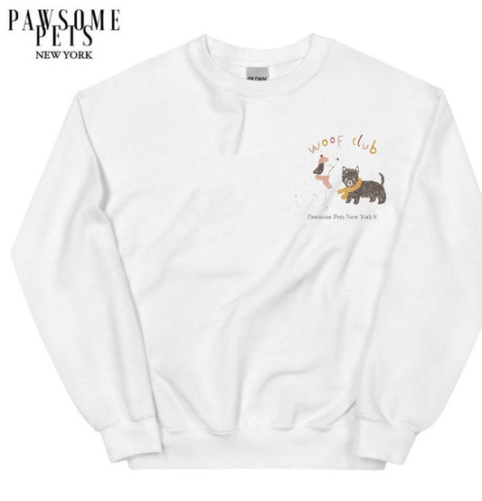 SWEATSHIRT - WOOF CLUB(UPPER RIGHT)-0