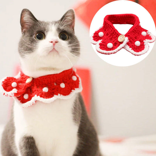 Handmade red collars-0
