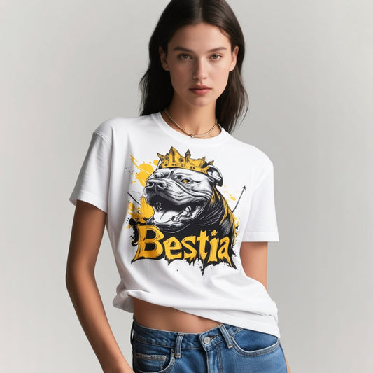Pitbull T-shirt White-1