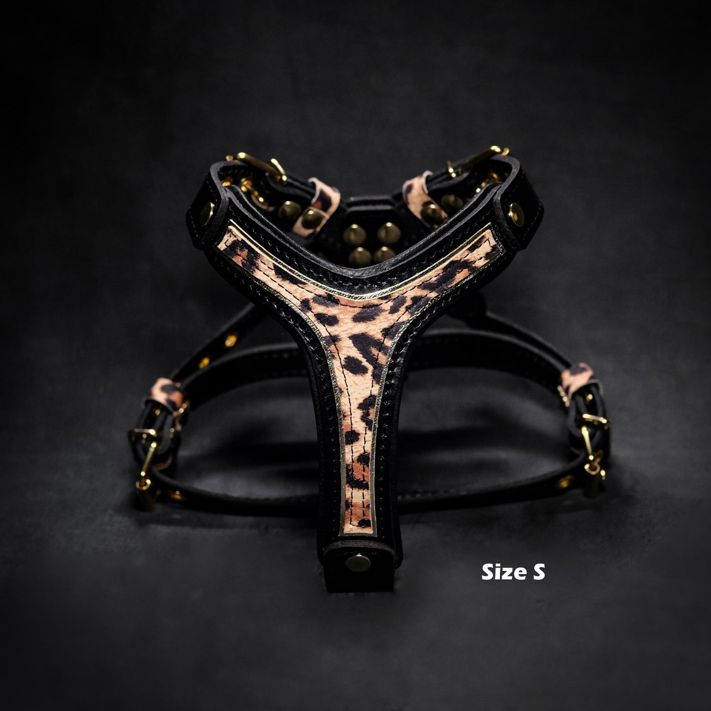 The Leopard Harness Small to Medium Size-1