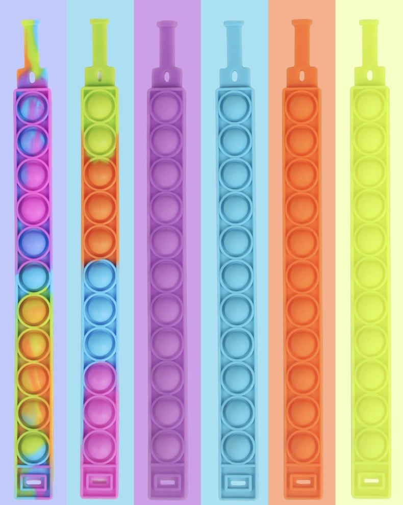 Jumbo Push Pop Fidget Sensory -Bracelet collection-3