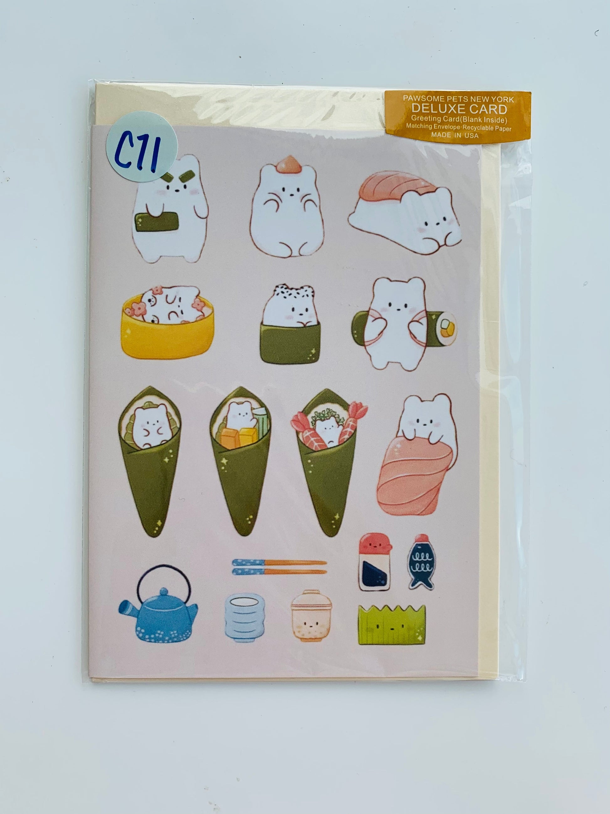 PETS GREETING CARD - #191-0