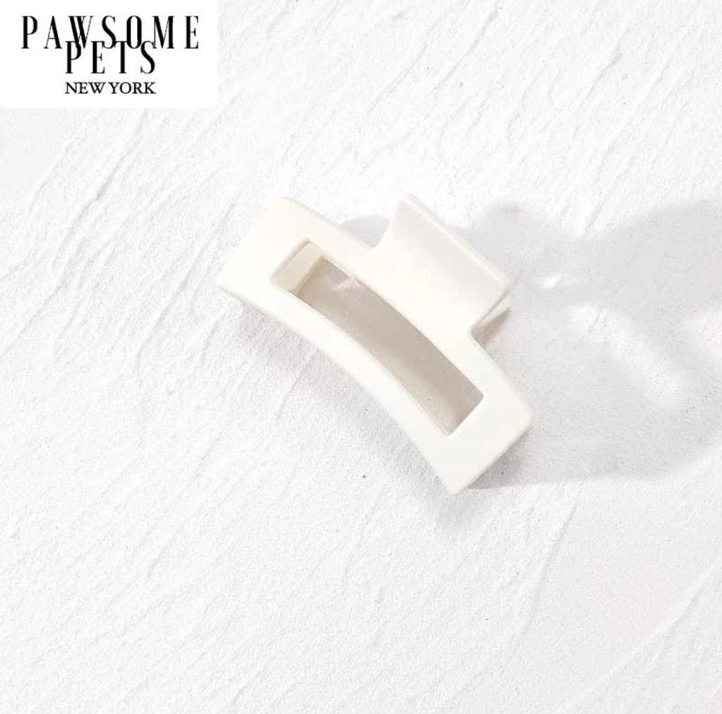 HAIR CLAWS - WHITE-0