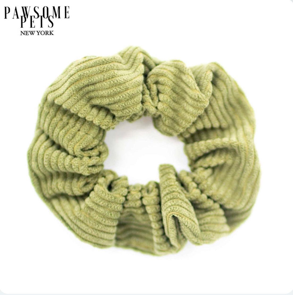 SCRUNCHIES - COTTON GREEN-0