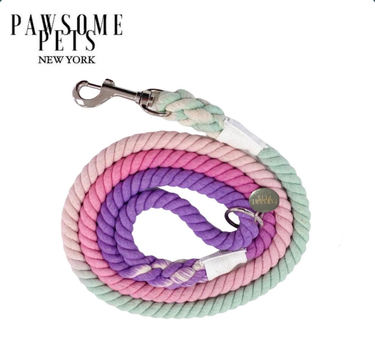 ROPE LEASH -  OMBRE ROSE VIOLET-0
