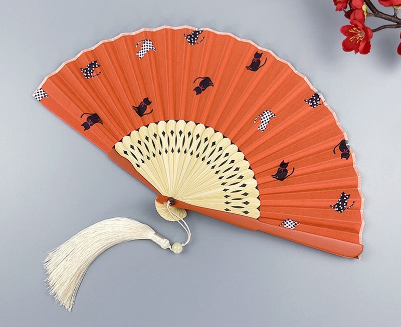 PAWSOME CAT FOLDING FAN - #1-4