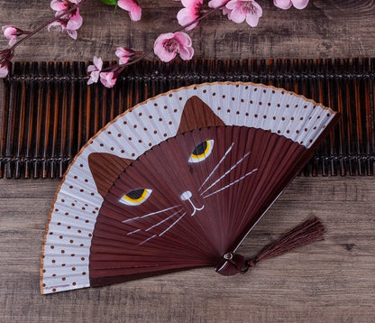 PAWSOME CAT FOLDING FAN - #1-1