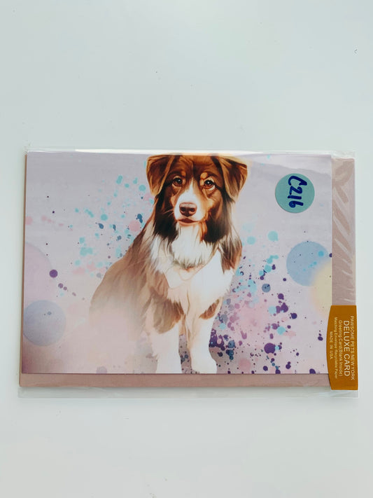 PETS GREETING CARD - #187-0