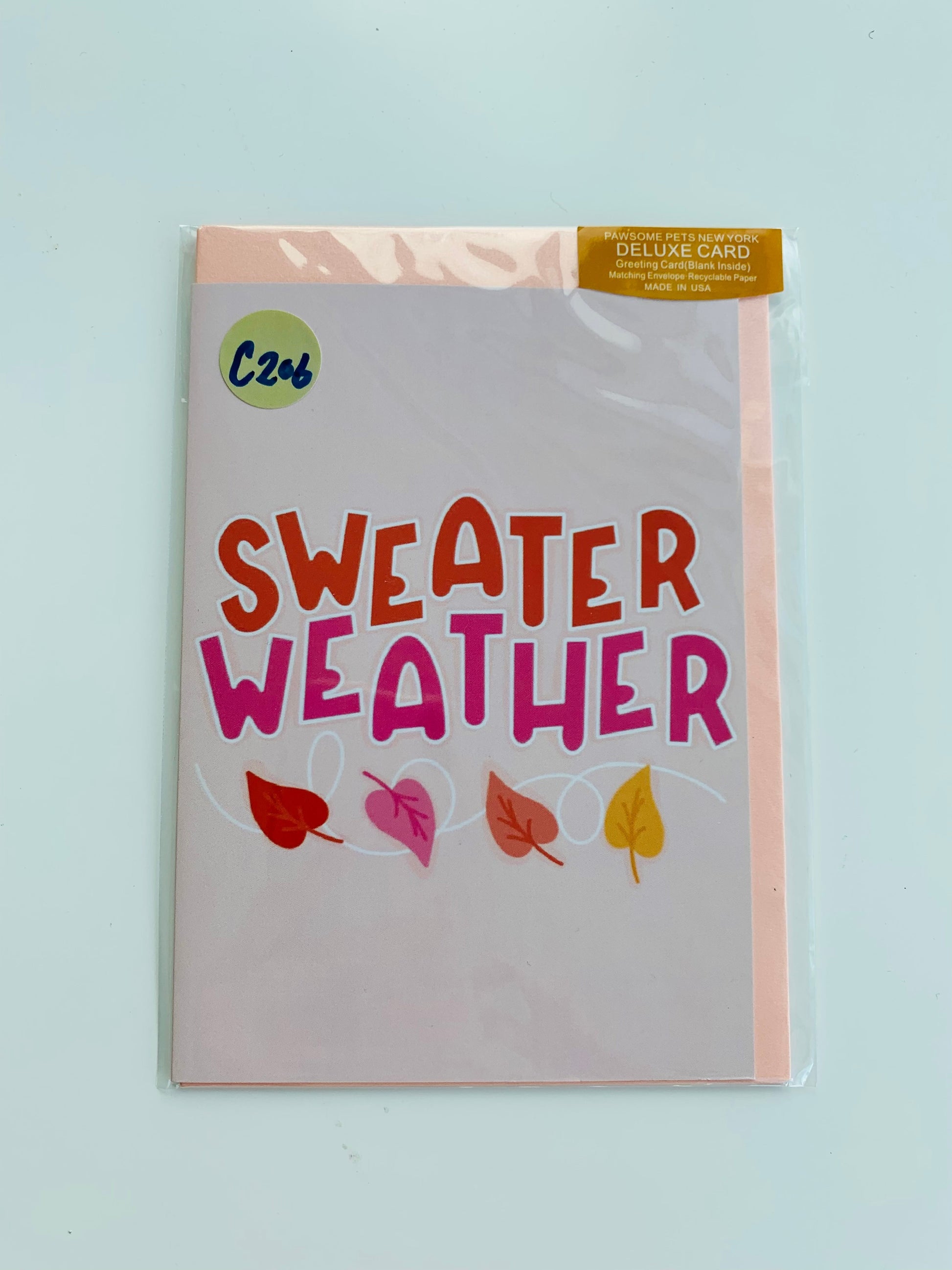 PETS GREETING CARD - #204-0