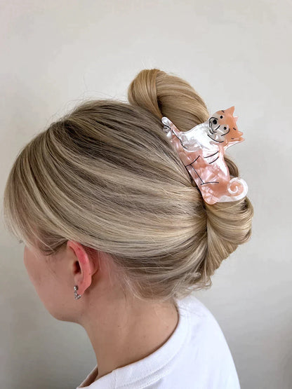 PAWSOME PETS NEW YORK Hand-painted Dog Breed Claw Hair Clip #28 | Eco-Friendly-2