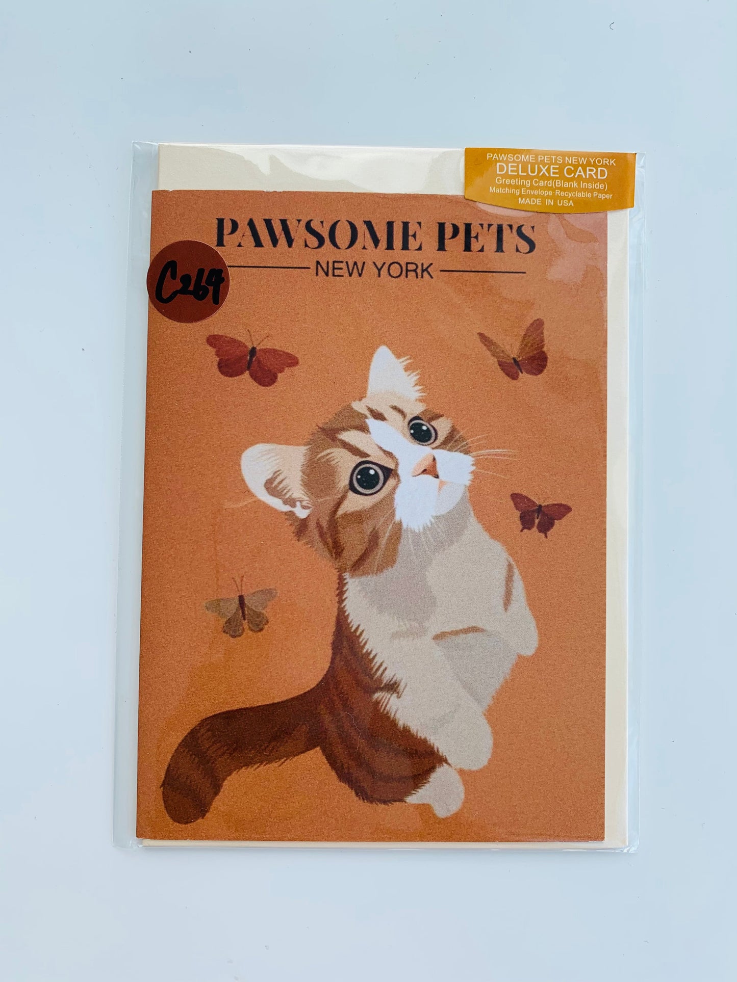 PETS GREETING CARD - #208-0