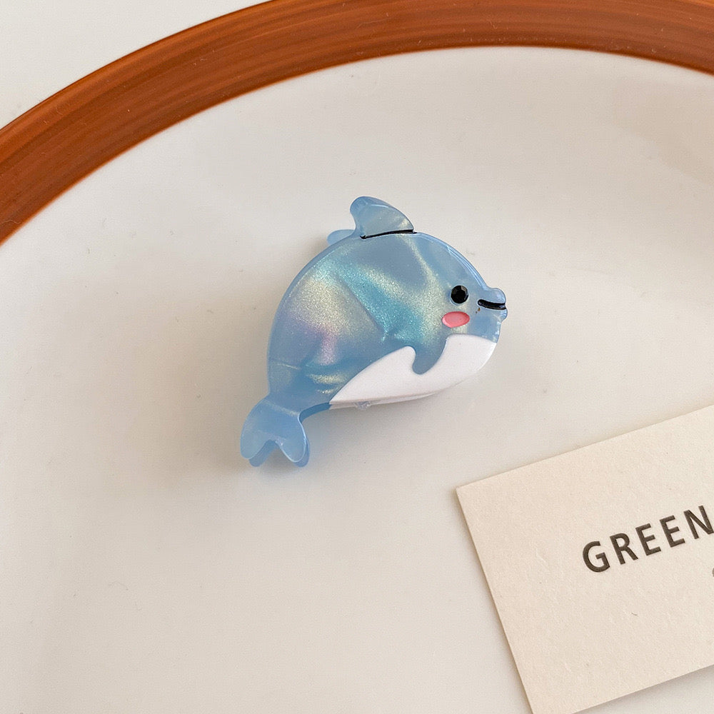 PAWSOME PETS NEW YORK Hand-painted OCEAN COLLECTION Hair Clip #3 | Eco-Friendly-0